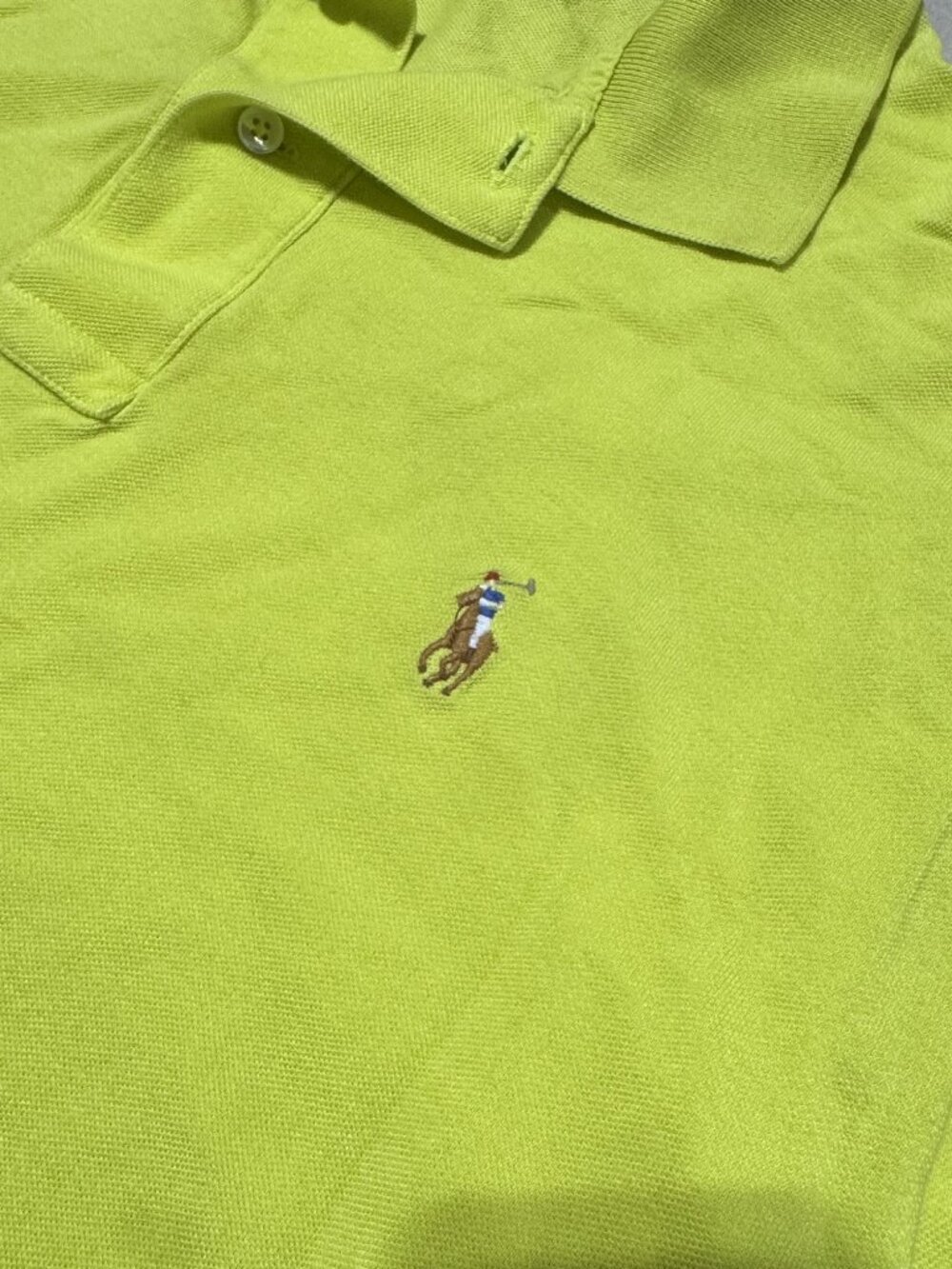Polo Ralph Lauren mesh polo lime XL
